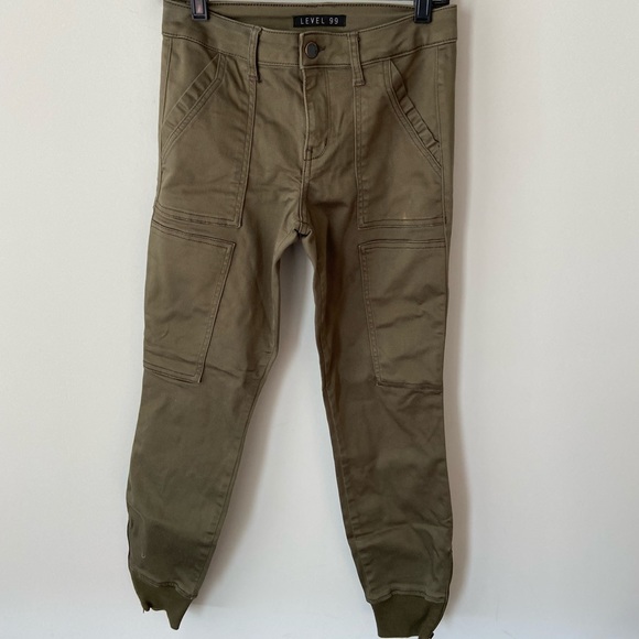 Level 99 Military Green Joggers 